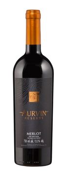 Vin Reserve Merlot Aurvin, sec roșu,  0.75 L 