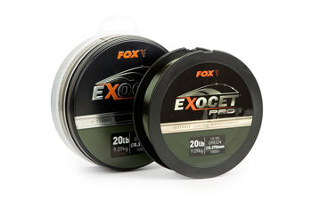 Fir monofilament Fox Exocet Pro (LV Green) 10lbs x1000m 