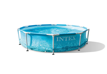 Piscină cu cadru metalic Intex Metal Frame, 4485L, Albastru deschis, 28206 