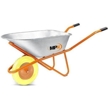 Roabă Hammer 24392 cu roată gonflabilă cu rulment 100L, găleată din plastic