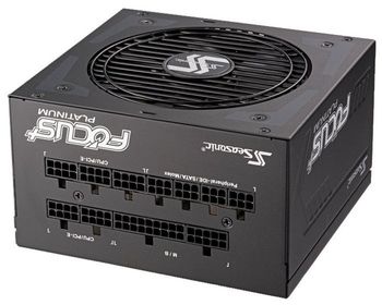 Power Supply ATX 650W Seasonic Focus Plus 650 80+ Platinum, Full Modular, Fanless until 30 % load 