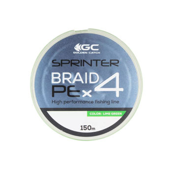 Fir impletit GC Sprinter PE X4 150m Lime Green + 2m FC #0.8 