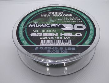 Леска 3D Winner Mimicry 100м 0.25мм 