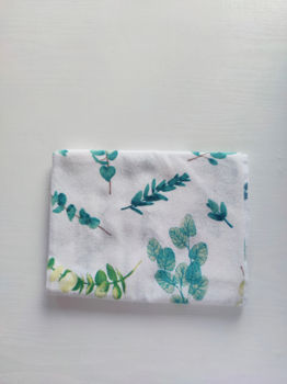 Байковая пелёночка Pampy 100*80 cm Green 