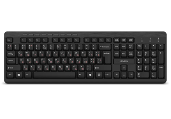 Set Tastatură + Mouse SVEN KB-C3400W, Fără fir, Negru 