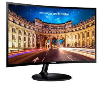 купить 23.5" SAMSUNG C24F390FHI, Black, Curved-SVA, 1920x1080, 75Hz,FreeSync,4ms, 250cd, MegaDCR,DSub+HDMI в Кишинёве 