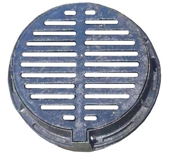 cumpără Сapac rotund ventilat din fontă cu rama si bulon  D.500 B125   (450x540x35 mm) 20 kg în Chișinău 