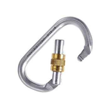 купить Карабин сталь. овал. резьб. key-lock Singing Rock Oval Steel Connector, 30/9/8 kN, K4241ZO05 в Кишинёве 