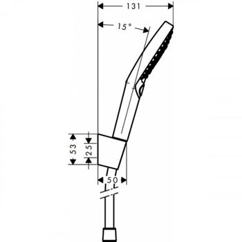 Raindance Select S Set Duș manual 120 3jet cu suport și furtun 160 cm 