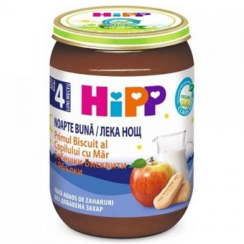cumpără Hipp piure Good Night biscuiți cu lapte și măr, 4+ luni, 190 g în Chișinău 