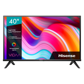 40" LED SMART TV Hisense 40A4K, 1920x1080 FHD, VIDAA OS, Black 