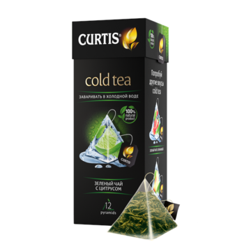 Curtis Cold Tea - Ceai verde cu citrice 12p 