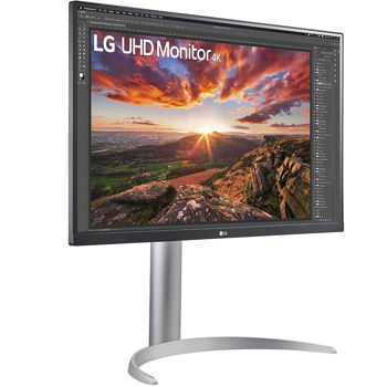 Монитор 27 LG 27UP85NP-W Professional Monitor IPS UHD 4K 16:9, Pixel Pitch 0.1554x0.1554, 5ms, VESA DisplayHDR 400, DCI-P3 95%, Hardware Calibration, Pivot, 3840 x 2160 UHD, 2xHDMI/Display Port/USB Type-C with Power Delivery 90W/2xUSB 3.0 (monitor/Монитор)