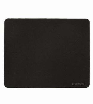 Mouse Pad Gembird MP-S-BK, 210 x 180mm, Cloth mouse pad with rubber anti-skid bottom, Black 