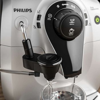 cumpără Espressor automat Philips HD8652/59, 1l, 1400W, Carafa cu sistem spumare automata a laptelui, Rasnite 100% ceramice, 15 bar, Argintiu în Chișinău 