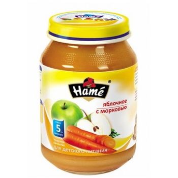 cumpără Hame piure din mere şi morcov 4+  luni , 190 g în Chișinău 