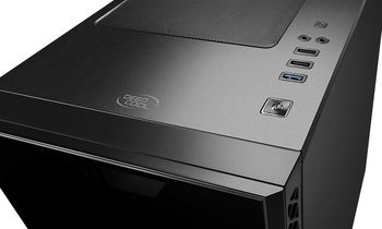 Case ATX Deepcool MATREXX 50, w/o PSU, Rear 1x120, Dual 4mm Tempered Glass, USB3.0, Black 