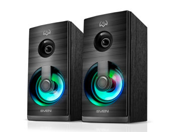 Speakers SVEN "SPS-512" Black, 6w, RGB Light 