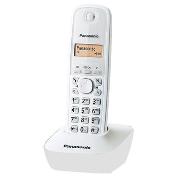 Dect Panasonic KX-TG1611UAW, White, AOH, Caller ID (telefon fara fir DECT/ DECT телефон)