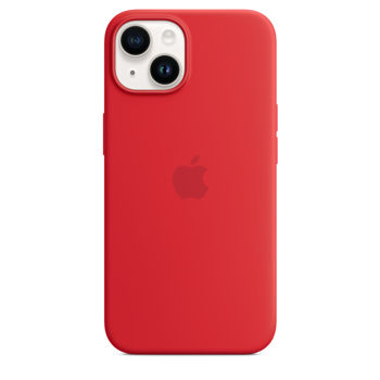 Original iPhone 14 Silicone Case with MagSafe - (PRODUCT)Red, Model A2910 