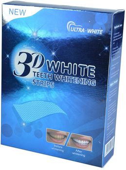 Benzi pentru Albire - 3D White Teeth Whitening Strips (28 buc.) 