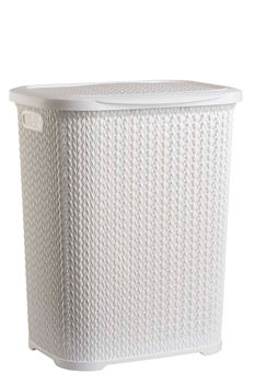 S-002 55 L alb Cos pentru rufe knit design 