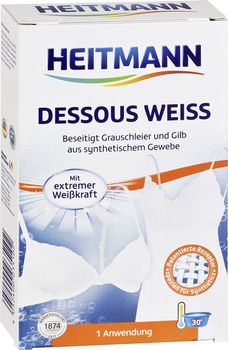HEITMANN Специальный отбеливатель для белого женского нижнего белья, 200г 