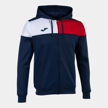 FINAL SALE - Hanorac JOMA - CREW V ZIP-UP HOODIE NAVY RED WHITE 