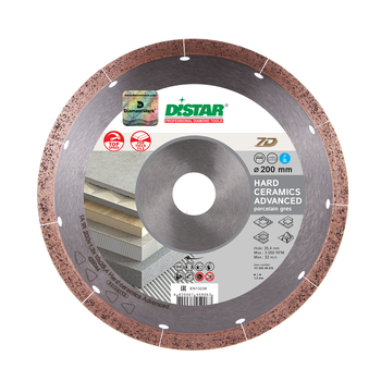 купить Диск алмазный отрезной 1A1R 200x1,3x10x25,4 Hard ceramics Advanced в Кишинёве 