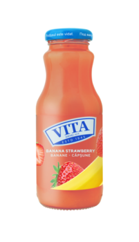 Vita nectar banane-căpșune 0.25 L 