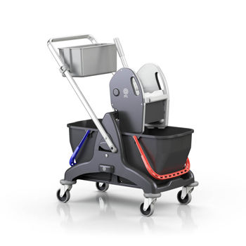 Bis Black Trolley - Тележка уборочная двойная 2х15 л 