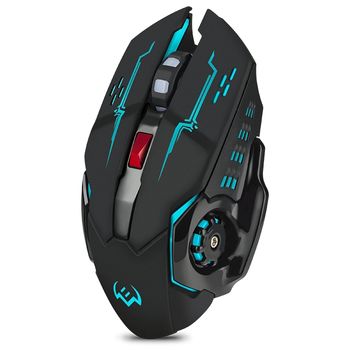 Wireless Gaming Mouse SVEN RX-G930W, Optical, 800-2400 dpi, 6 buttons, Backlight, 400mAh, Black 