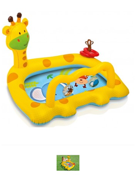 купить Intex детский надувной бассейн giraffe,112х91х72 см в Кишинёве 