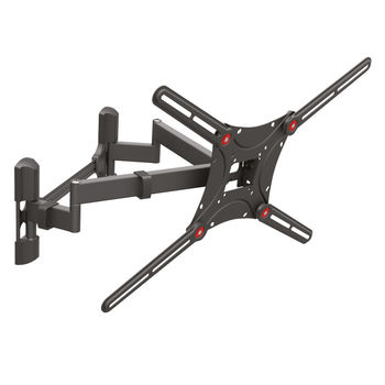 Wall Mount Barkan ''BM464L'' Black 13"-90" Full Motion, max.60kg, VESA mm: up to 600x400mm 