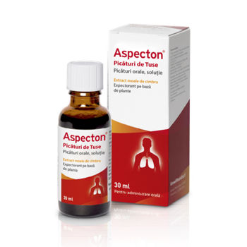 cumpără Aspecton Picaturi de Tuse 4,23 g/10ml pic.orale, sol.30 ml în Chișinău 