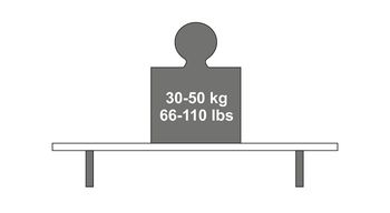 купить Кронштейн настенный STANDARD 90x65 мм, белая в Кишинёве 