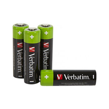 Verbatim AA Rechargeable Battery 2500mAh 4 Pack 49517