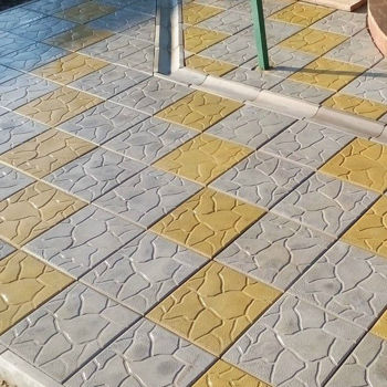 Bибролитая тротуарная плитка 30x30 паутина 