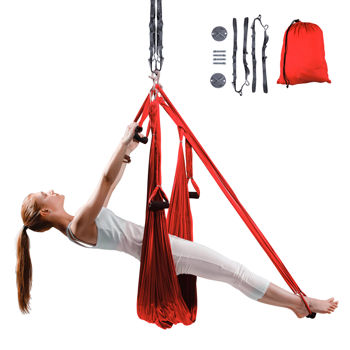 Hamac yoga cu manere (max. 200 kg) inSPORTline 12699 (2981) 