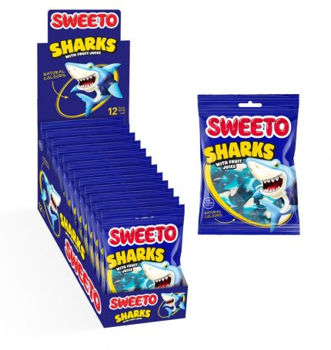 Конфеты желе Sweeto Sharks 80g 