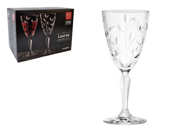 Set pocale pentru vin Laurus 6buc, 280ml 