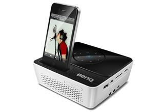 Portable DLP WXGA Projector 300Lum, 10000:1 BenQ "GP3", Wireless