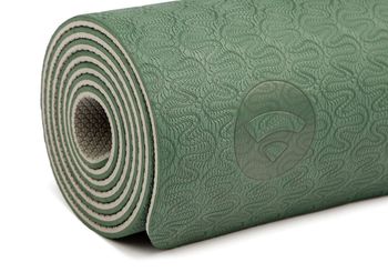 Коврик для йоги Lotus Pro deep green  -6мм 