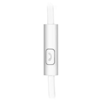 Earphones SVEN E-211M, White, with Microphone, 4pin 3.5mm mini-jack, cable 1.2m 