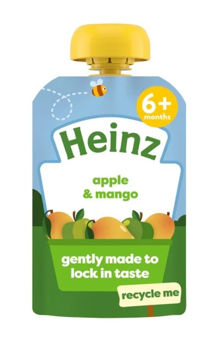 Piure HEINZ Mere, Mango (6 luni) 100g 