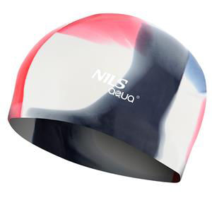 Шапочка для плавания силиконовая Nils Aqua 11-30-2 multicolor (6445) 
