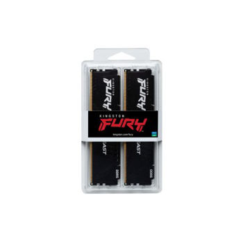 32GB DDR5-4800MHz  Kingston FURY Beast (Kit of 2x16GB) (KF548C38BBK2-32), CL38-38-38, 1.1V, Black 