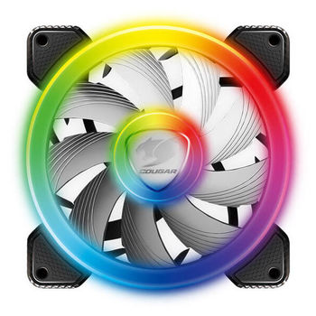 PC Case Fan Cougar Vortex RGB SPB 120 Cooling kit, 3x120x120x25mm, 600-1500 RPM, 26 dBA, RGB HUB, RC 