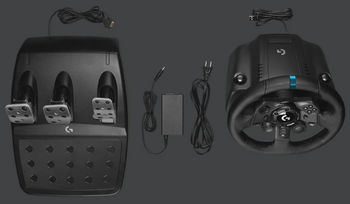 Wheel Logitech Driving Force Racing G923, for Xbox, 900 degree, Pedals, Dual-Motor Force Feedback 