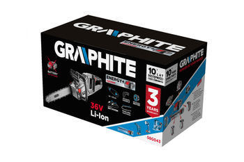 Аккумуляторная пила GRAPHITE 2x18V 4Ah 